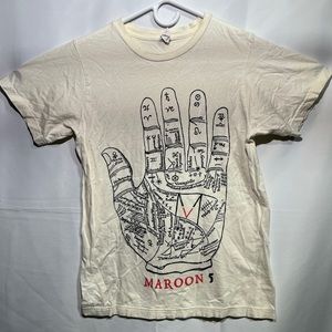 Maroon 5 Anvil Adult Graphic Tee Size S.